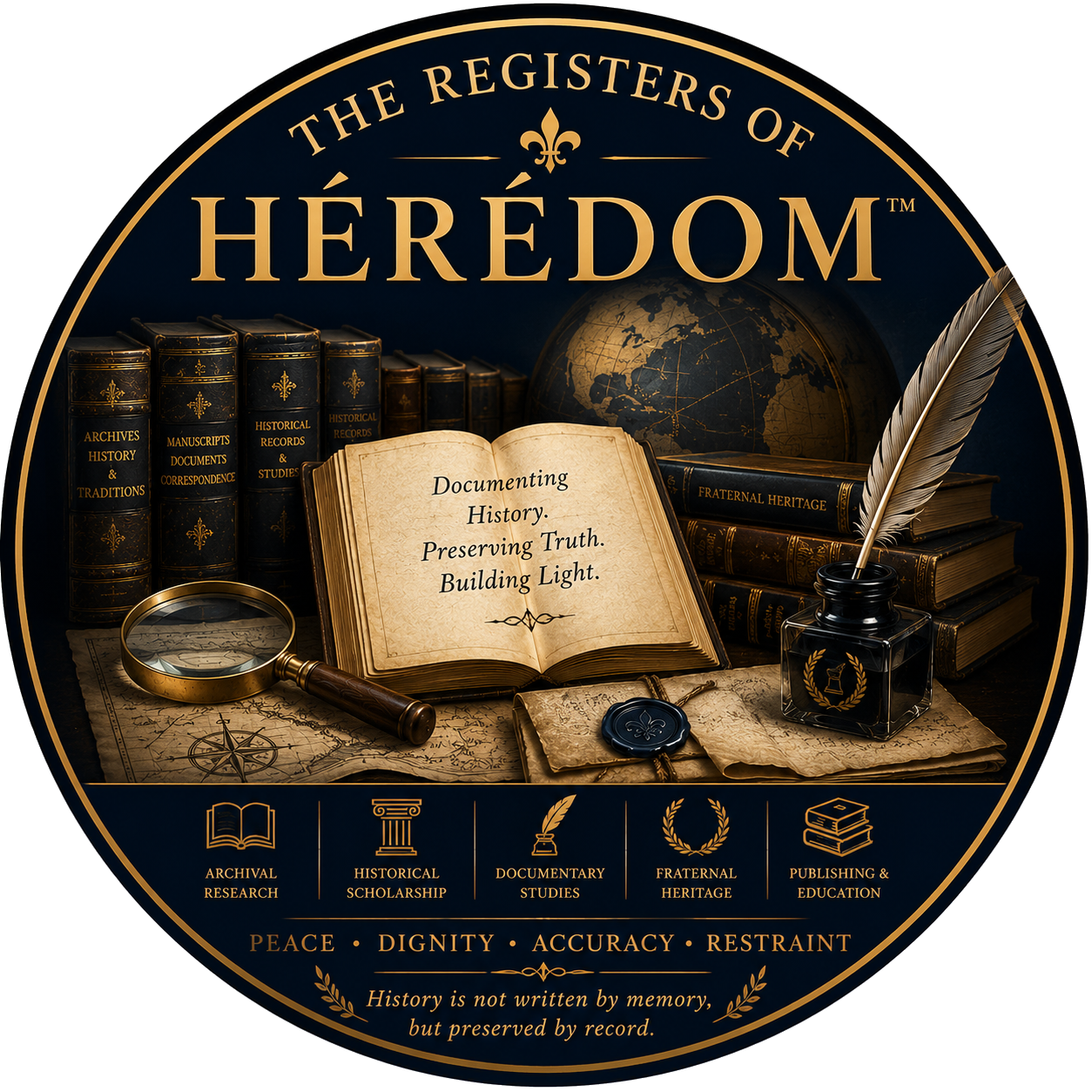 The Registers of Hérédom seal